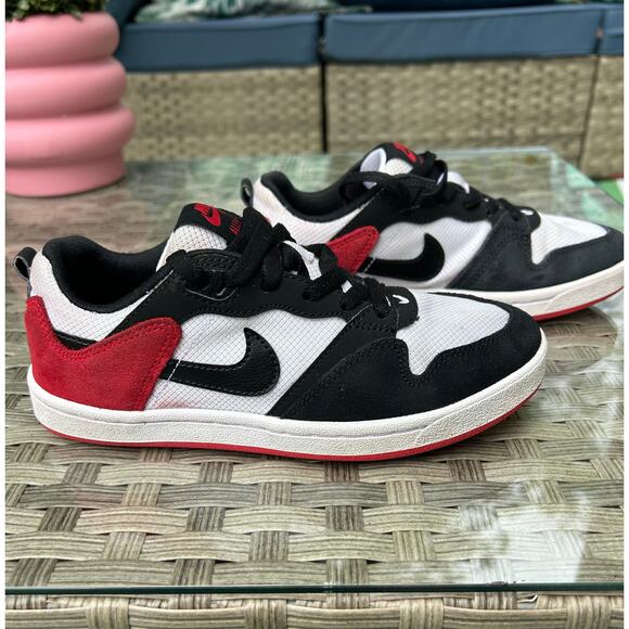Nike SB Alleyoop Black/White/Red Youth Sneakers Size 4Y - Picture 3 of 8